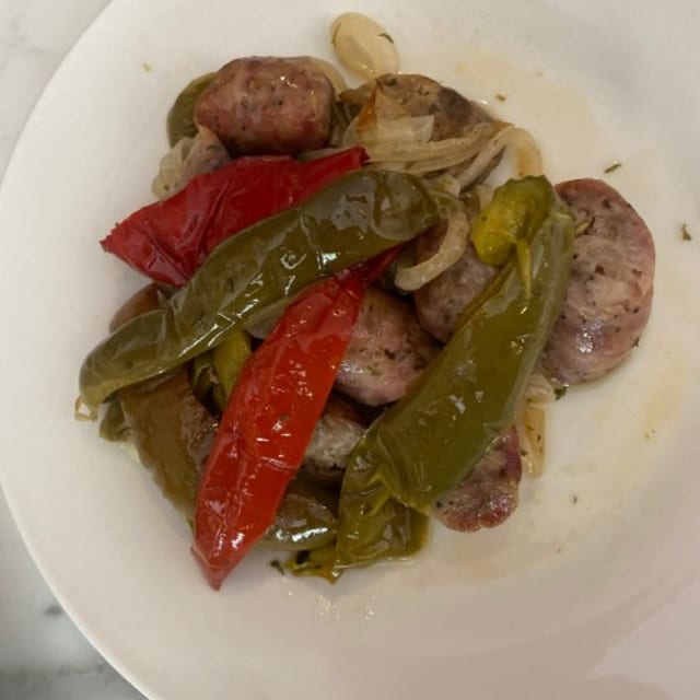 Sausage and Peppers.