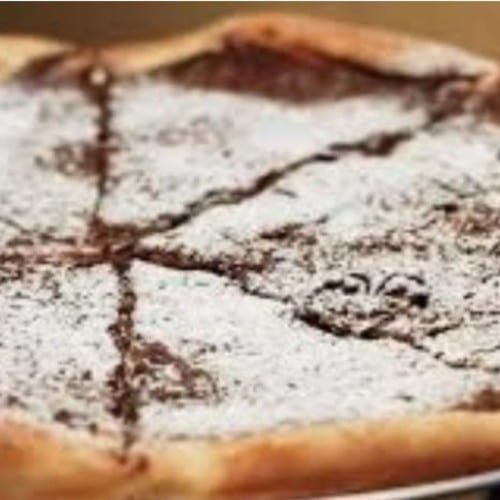 Nutella Pizza.