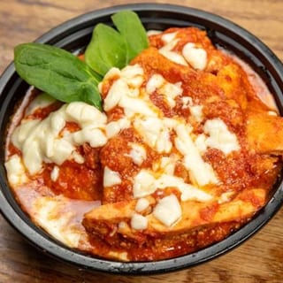 Chicken Cutlet Parmigiana-Dish