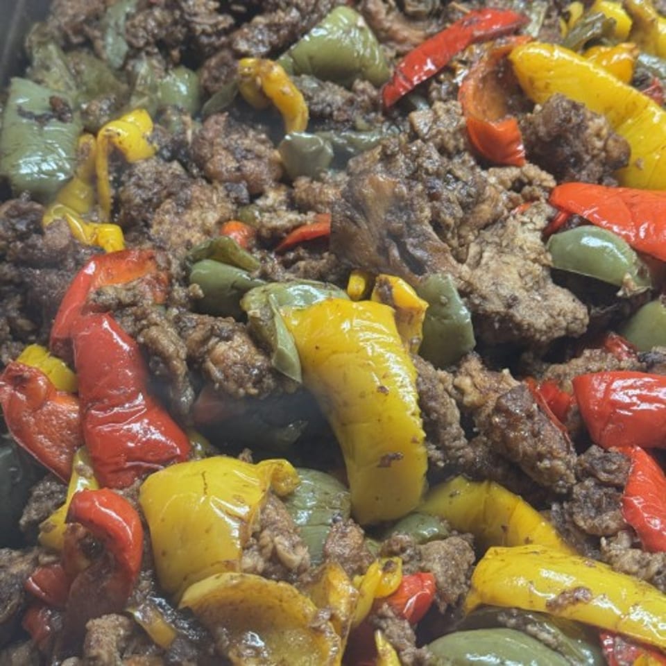 Sausage and Peppers Hero.