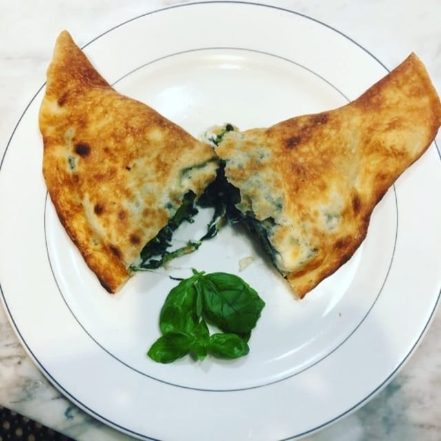 Broccoli Rabe, and Mozzarella Calzone.