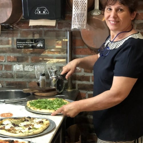 Pizza Porco Pesto.