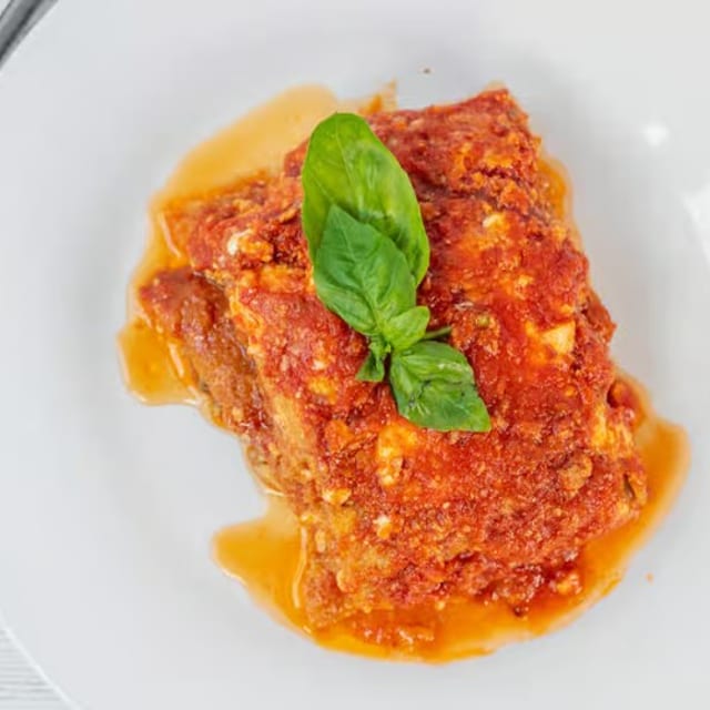 Eggplant Parmigiana Hero.