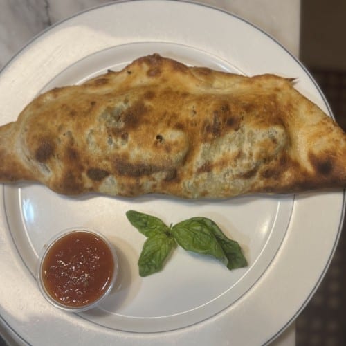 Ricotta and Mozzarella calzone.